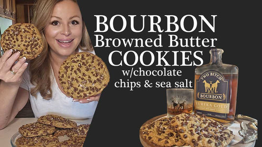 Browned Butter Bourbon Chocolate Chip Cookies