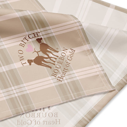 Heart of Gold Soft Plaid Bandana