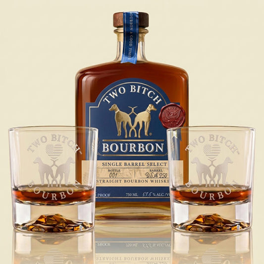 250 Year Commemorative Single Barrel Select & Mountain Majesties Rocks Glass Set