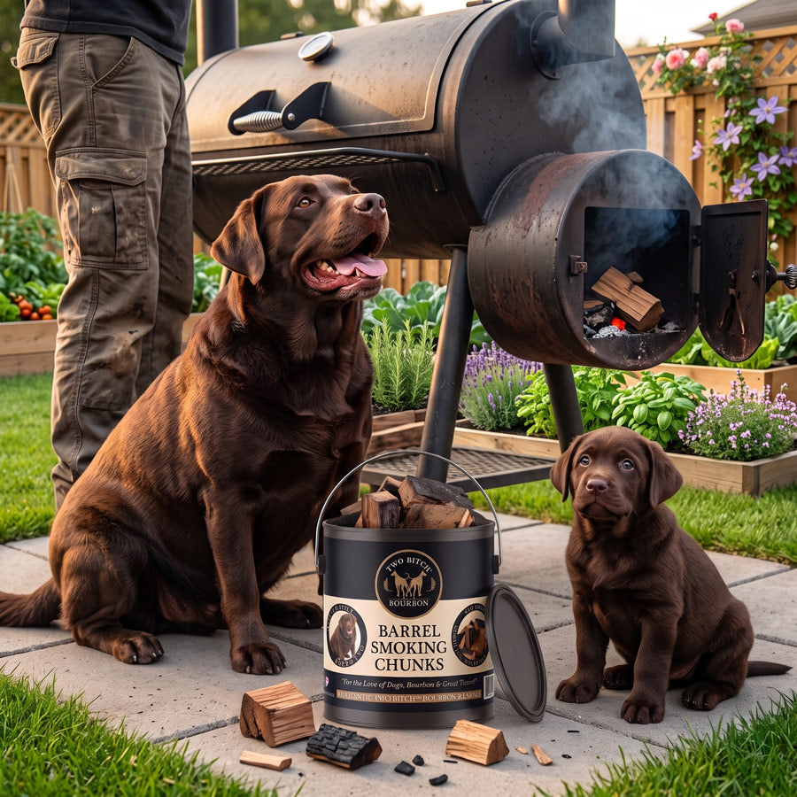 Two Bitch™ Bourbon Barrel Smoking Chunks