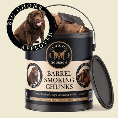 Two Bitch™ Bourbon Barrel Smoking Chunks
