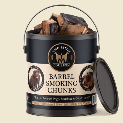 Two Bitch™ Bourbon Barrel Smoking Chunks